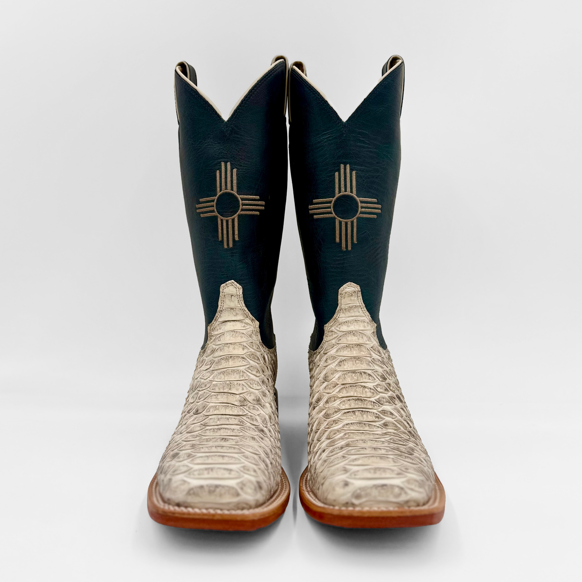 Justin Natural Python Zia Boot – Martin Boot Company display picture 3