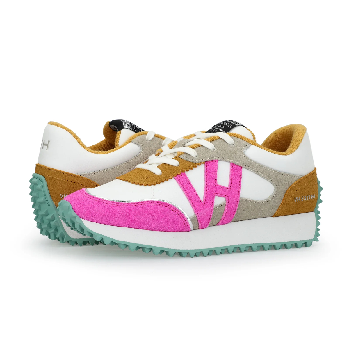 Cosmic 9 Sneaker - Mustard/Neon Pink