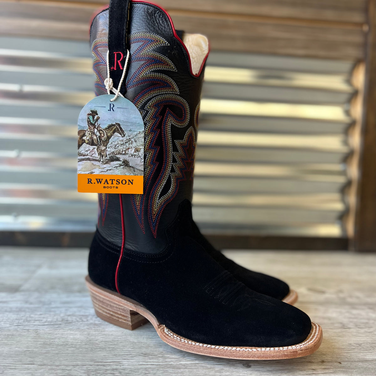 Mens roughout cowboy sales boots