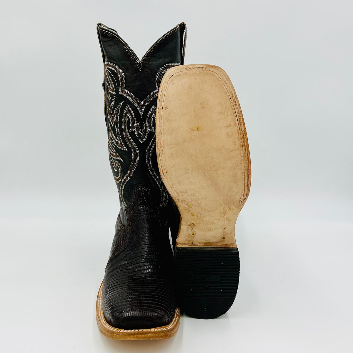 Cowtown Chocolate Lizard Boot – Martin Boot Company display picture 3