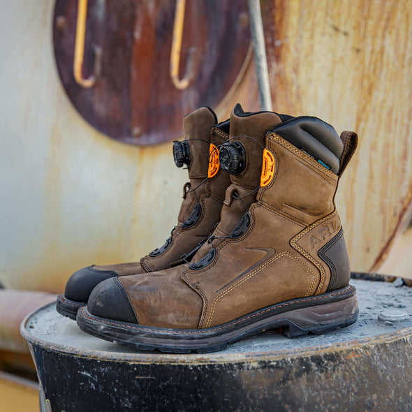 Men's Ariat WorkHog XT 8" BOA Waterproof Carbon Toe Work Boot