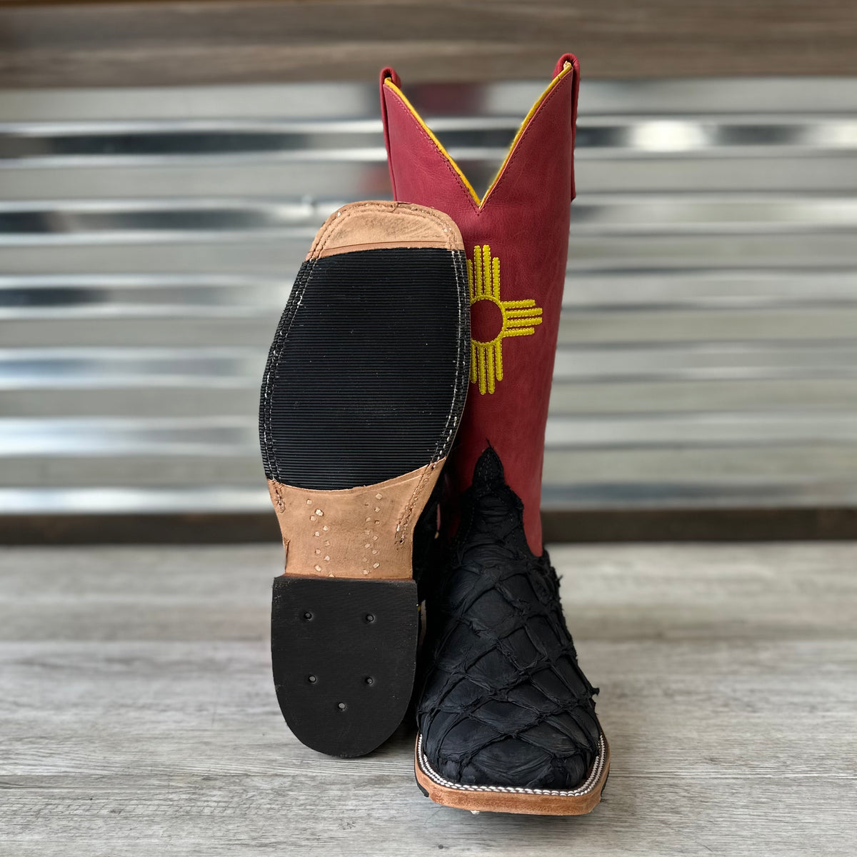 Anderson Bean Zia Symbol Big Bass Boots Martin Boot Company