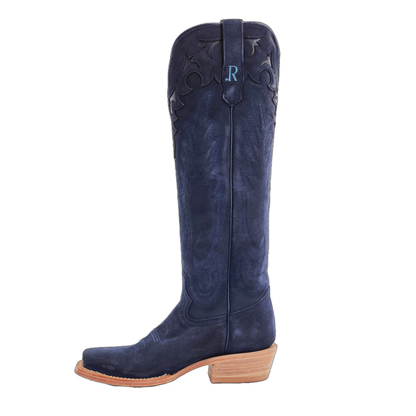 Women's R. Watson Navy Rough Out Boots