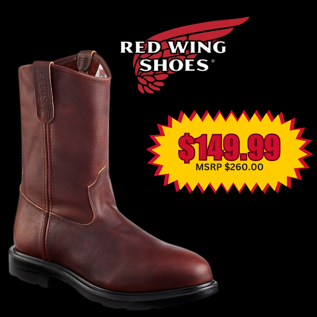 Men's Red Wing SUPERSOLE® 11-inch Safety Toe Pull-On Boot – Martin Men's Red Wing SUPERSOLE® 11-inch Safety Toe Pull-On Boot – Martin
