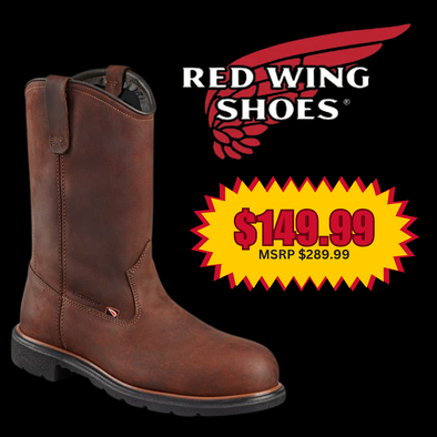 2272 Red Wing DYNAFORCE® - MEN'S 11-INCH WATERPROOF SAFETY TOE PULL-ON BOOT