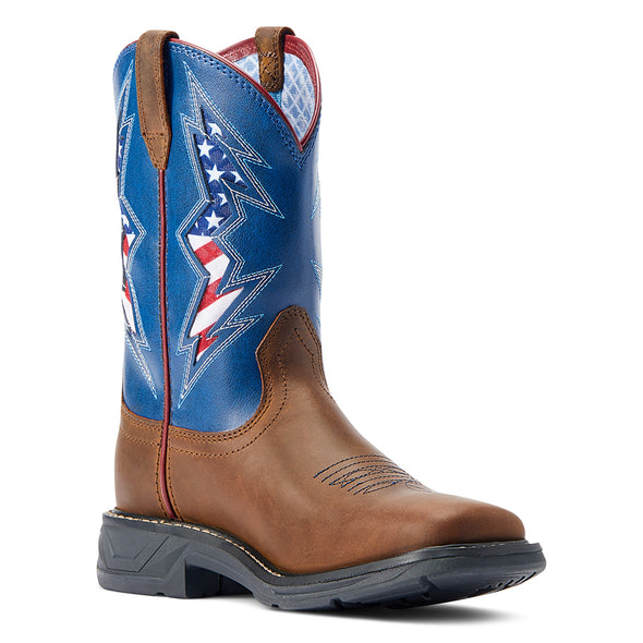 Kids' Ariat WorkHog XT VentTEK Bolt Western Boot