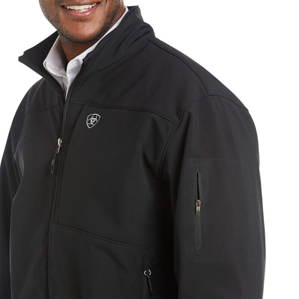 Men's Black Vernon 2.0 Softshell Jacket