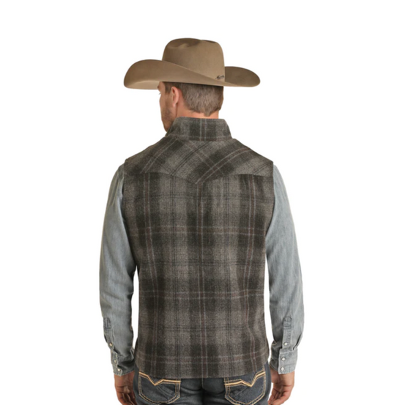 Men's Powder River Outfitters Plaid Vest