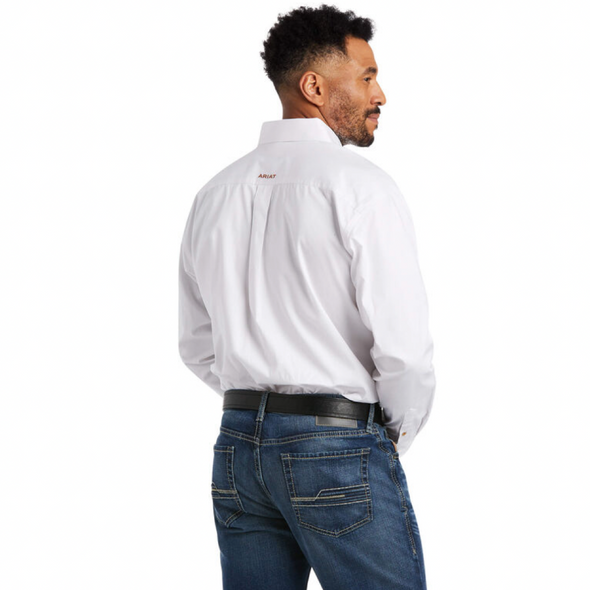 Men's Ariat Solid Twill Classic Fit Shirt