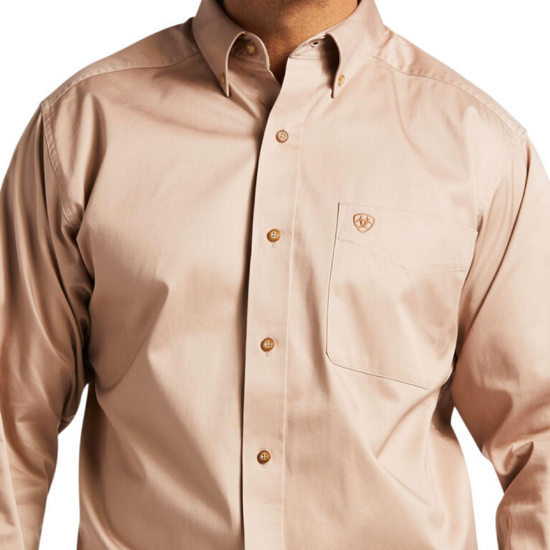 Solid Twill Classic Fit Shirt