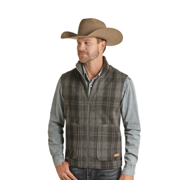 Men's Powder River Outfitters Plaid Vest