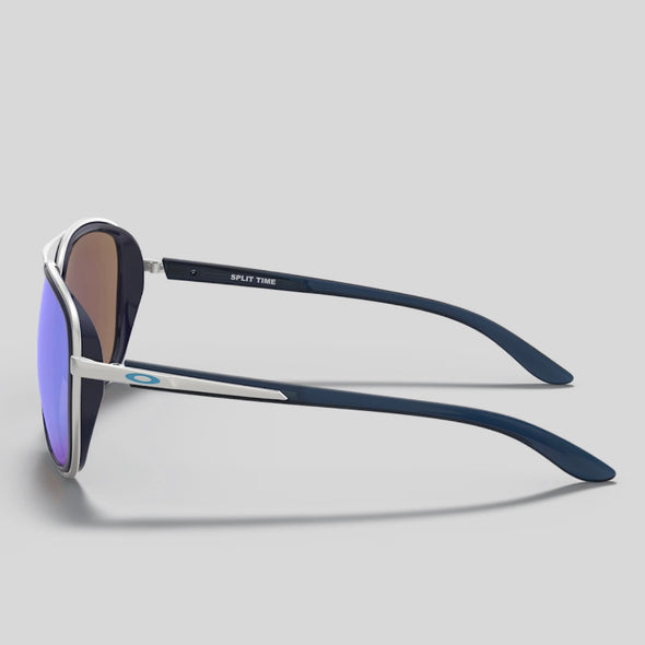Oakley Polarized Split Time Sunglasses - Navy