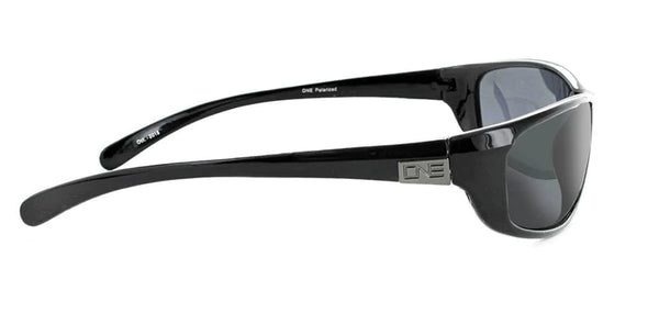 ONE Sunglasses by Optic Nerve BACKWOODS - Black with Smoke Lens