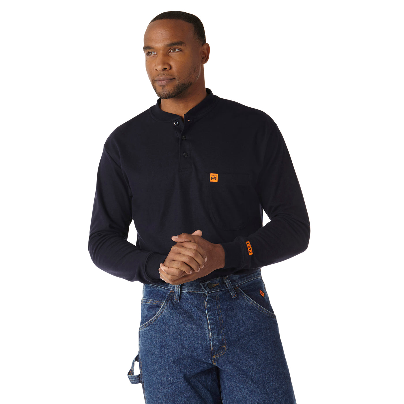 Wrangler Riggs Men's Denim Long Sleeve Work Shirt