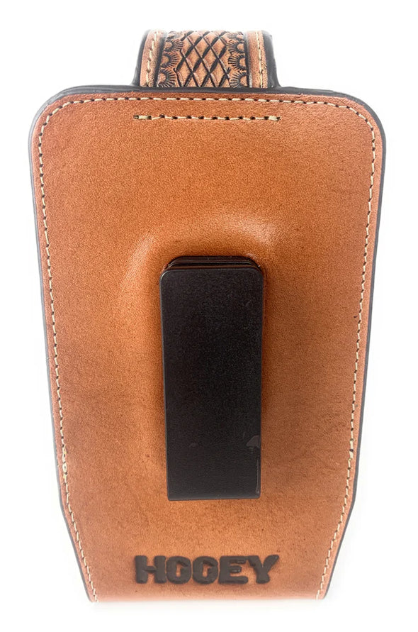 Hooey Cell Phone Case Tooled Embossed Leather Turqoise - 2041665C8