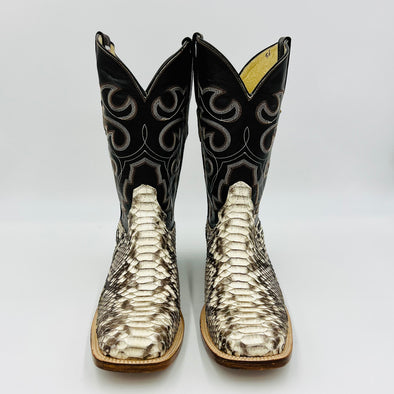 Men's Cowtown Square Toe Python Snake Skin Boot