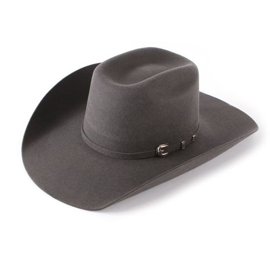 Resistol Cody Johnson Pennington 4" Brim Grey Youth Felt Cowboy Hat
