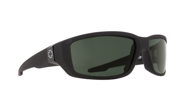 SPY Optic "Dirty Mo" Soft Matte Black with Happy Gray Green Lens