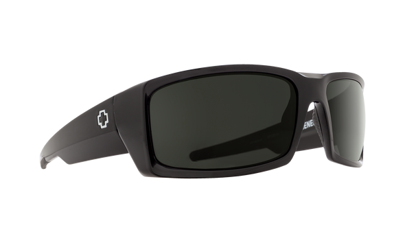 SPY Optic "GENERAL" Black with Happy Gray Green Lens
