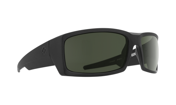 SPY Optic "GENERAL ANSI" Matte Black ANSI with Happy Gray Green Lens