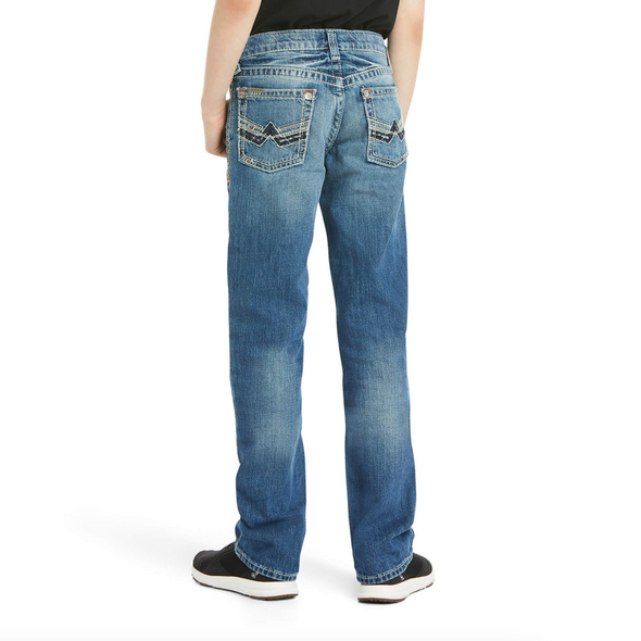 Boys' Ariat B5 Slim Charger Stackable Straight Leg Jean