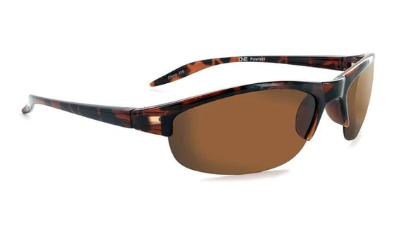 ONE Sunglasses by Optic Nerve ALPINE - Dark Tortoise with Brown Lens